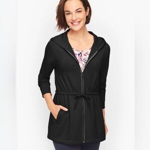 Talbots PIMA TERRY HOODED JACKET